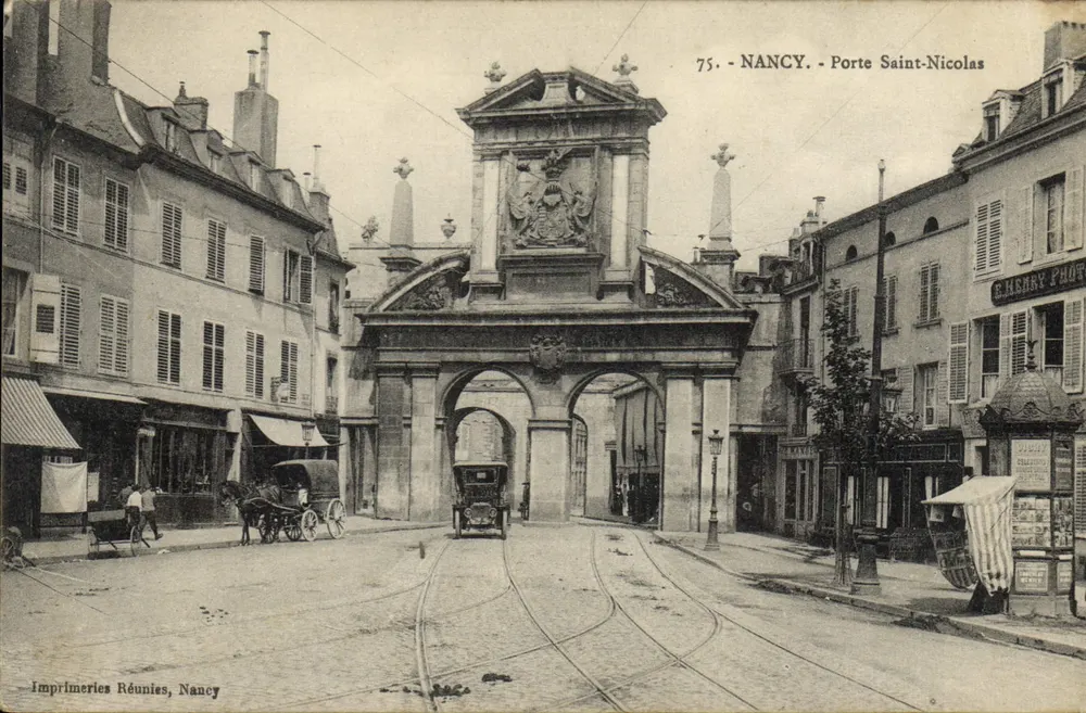 NANCY - Porta Saint-Nicolas — Imprimeries Réunies, Nancy, n°75 - Frente