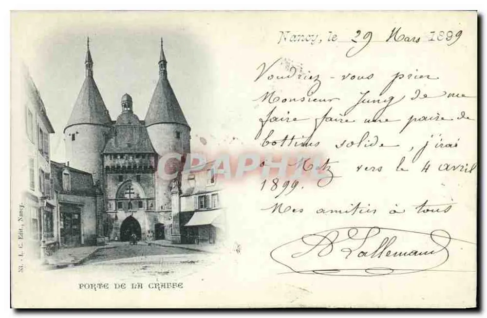 Porta da Craffe — Nancy — editor J. C. Ehl, Nancy, n°33 - Frente