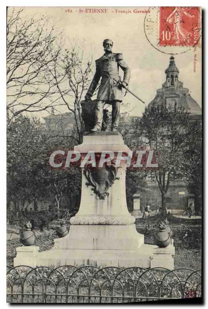 St-ÉTIENNE — Estátua de François Garnier — n° 182 - Frente