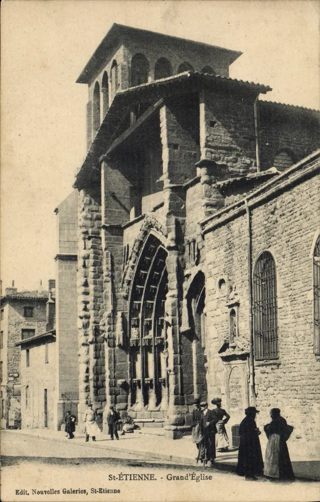 St-ÉTIENNE - Grande Igreja — Edição Nouvelles Galeries, St-Étiennne - Frente