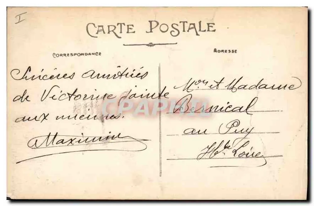 Saint-Étienne — O Museu — Edição M. M. n° 306 - Verso