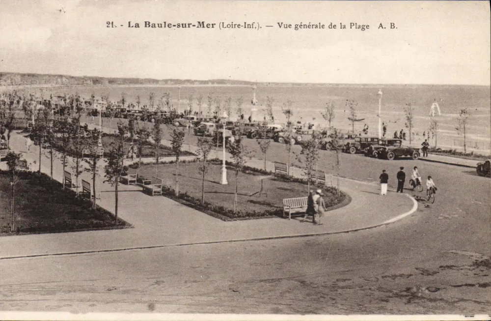 La Baule-sur-Mer (Loire-Inf.) — Allgemeiner Blick auf den Strand — A. B. - Vorderseite