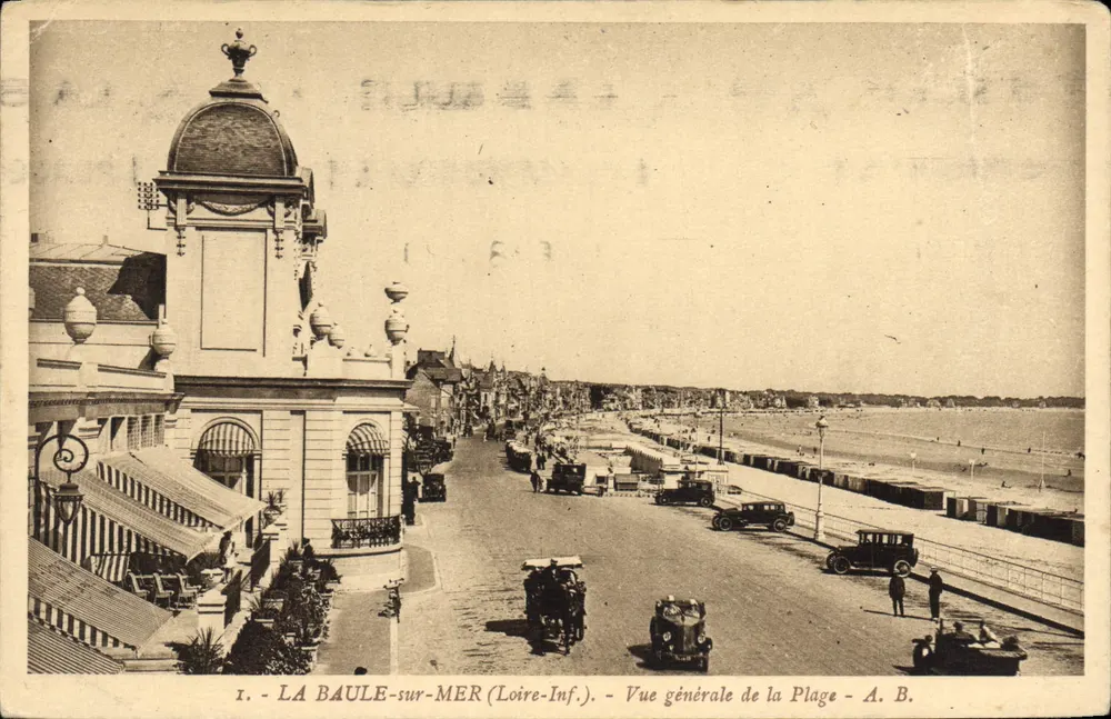 La Baule-sur-Mer (Loire-Inf.) — Allgemeiner Blick auf den Strand — A. B. - Vorderseite