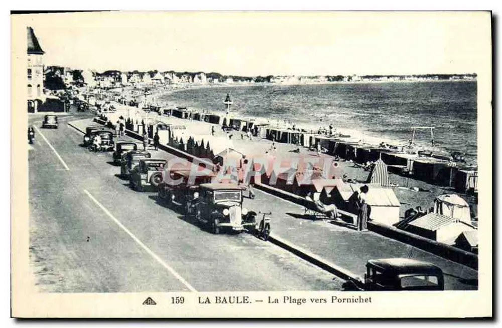 La Baule — A Praia em direção a Pornichet — n°159 - Frente