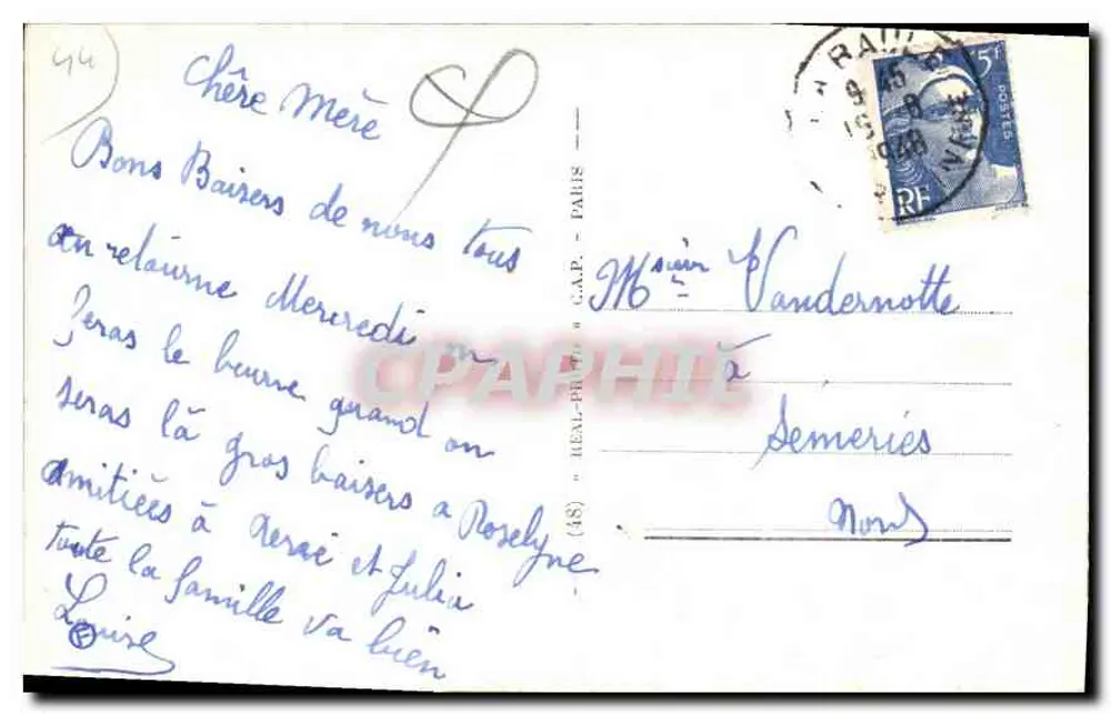 La Baule — Vista tomada del Majestin — Cap - Reverso