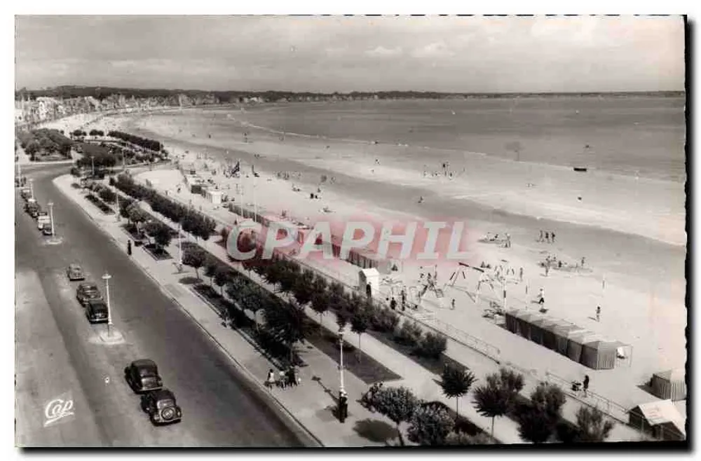 La Baule — Vista panorâmica da praia — Cabo - Frente