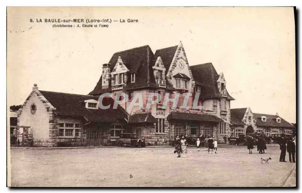 La Baule-sur-Mer (Loire-Inf.) — Die Station — Architekten: A. Grave und Pons - Vorderseite