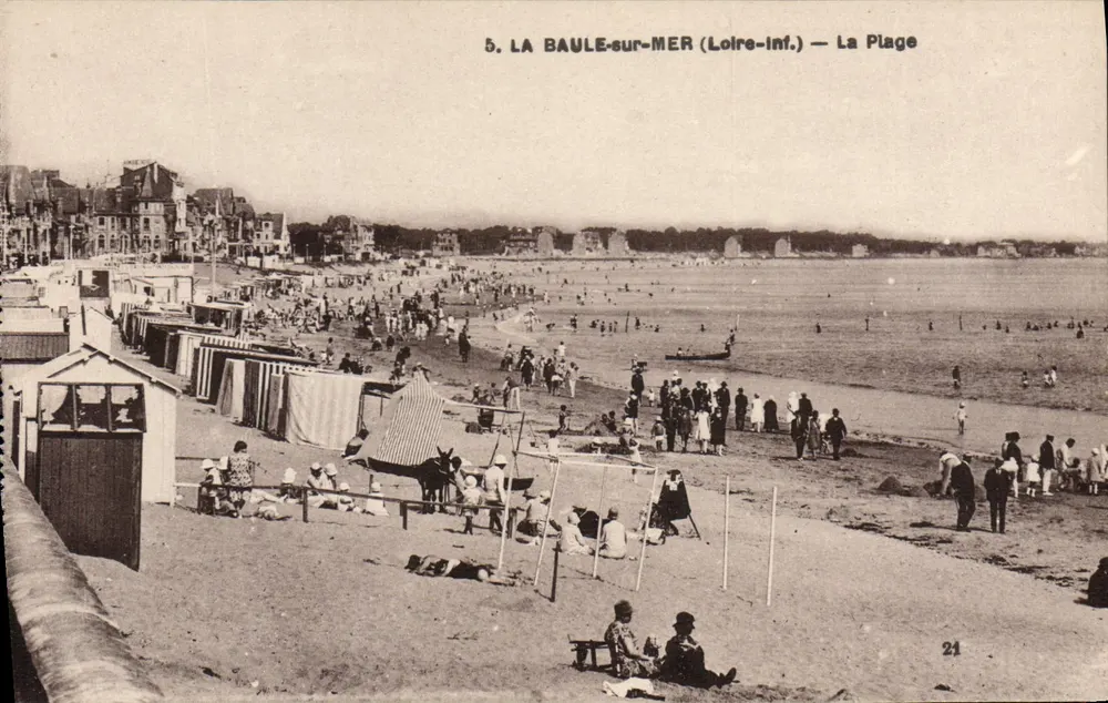 La Baule-sur-Mer (Loire-Inf.) — Der Strand — K. Chapeau, Nantes, n°21 - Vorderseite