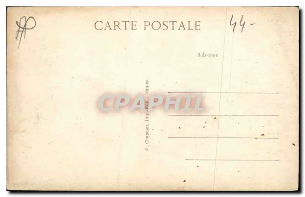 La Baule-sur-Mer (Loire-Inf.) — Das Hotel Royal — F. Capeau, Nantes - Rückseite