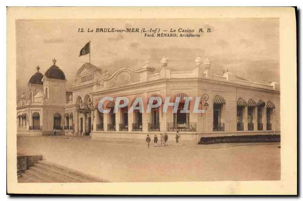 La BRULE-sur-MER (L.-Inf.) — Das Casino — Ferd. MÉNARD, Architekt - Vorderseite