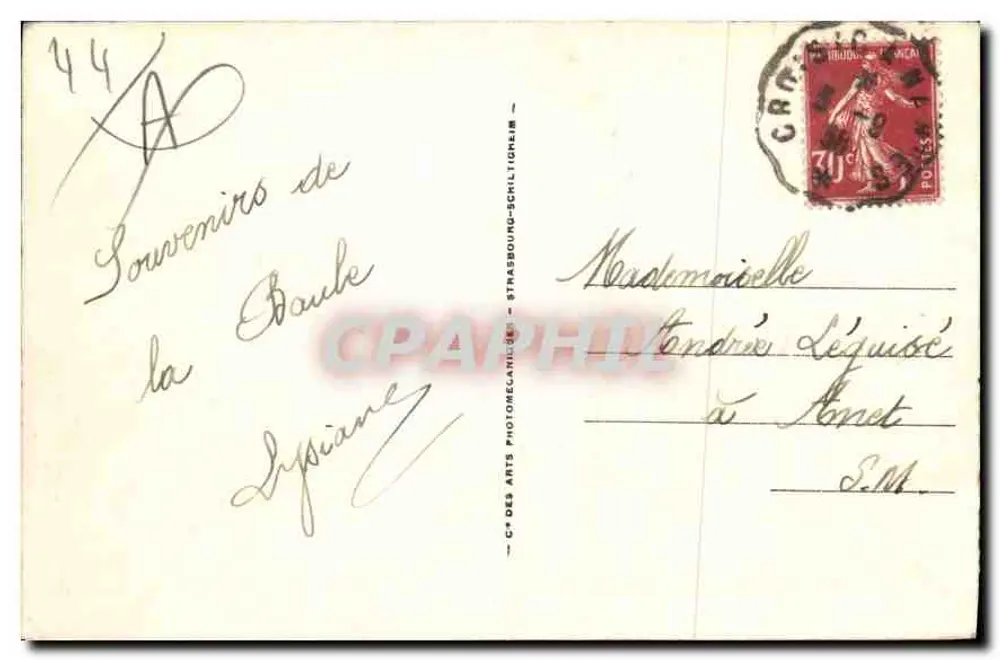 La Baule — O Casino — C° dos Artes Photorecain & Schilighreim, n°66 - Verso