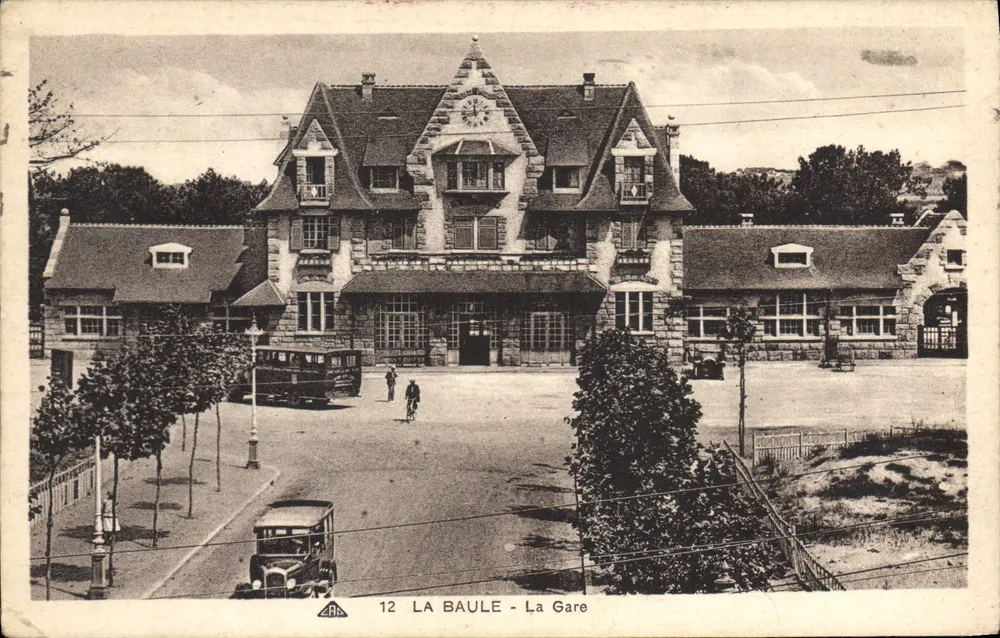 La Baule — La Gare — éditeur A.B.C. n°12 - Frente