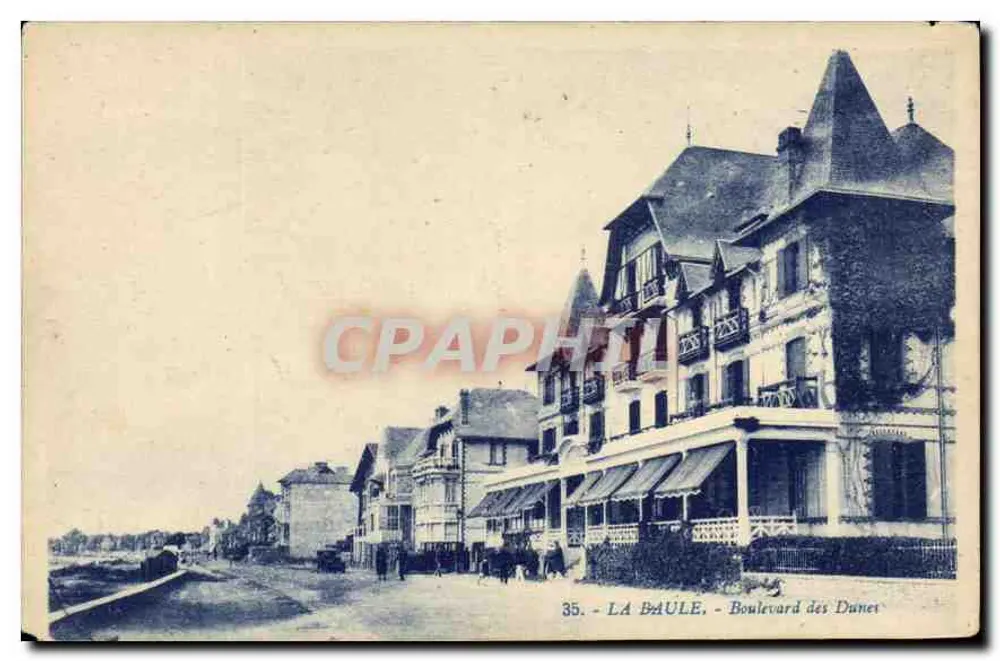 La Baule - Boulevard des Dunes — editor G. Arnaud, Nantes, n°35 - Frente