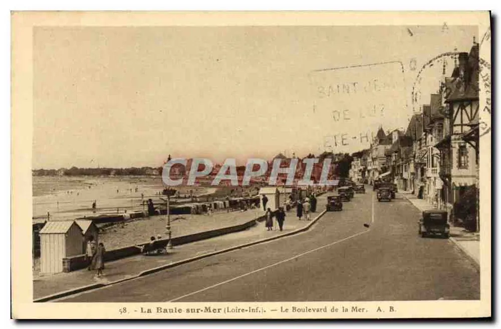 La Baule-sur-Mer (Loire-Inf.) — Der Boulevard de la Mer — A. B. - Vorderseite