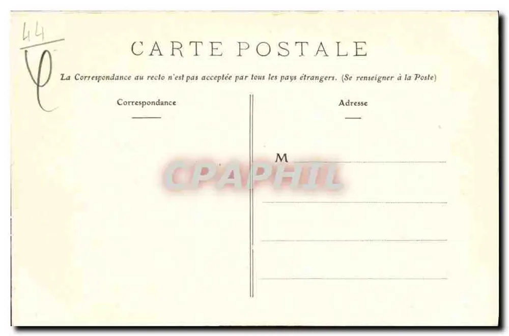La Baule - Vista geral dos Quais — Coleção A. Thuret, edição Nantes - Verso