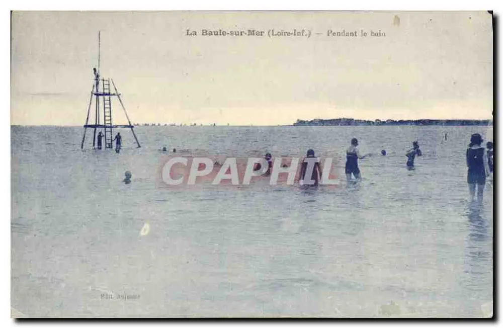 La Baule-sur-Mer (Loire-Inf.) — Während des Bades — Verlag Anjou - Vorderseite