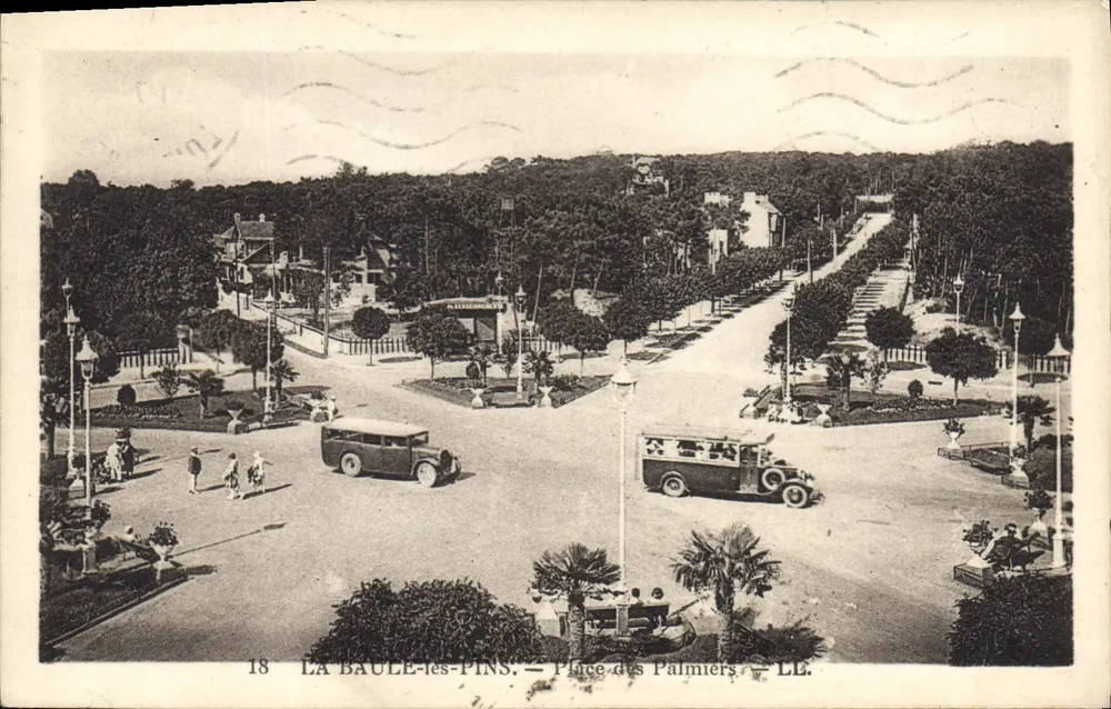 La Baule-les-Pins — Place des Palmiers — LL. — n°18 - Vorderseite