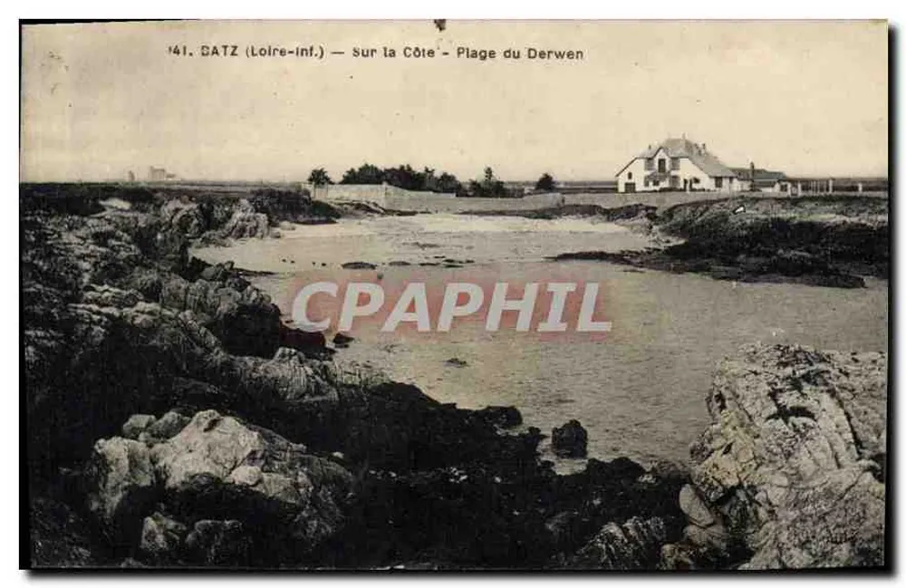 Batz (Loire-Inf.) — An der Küste — Strand von Derwen - Vorderseite