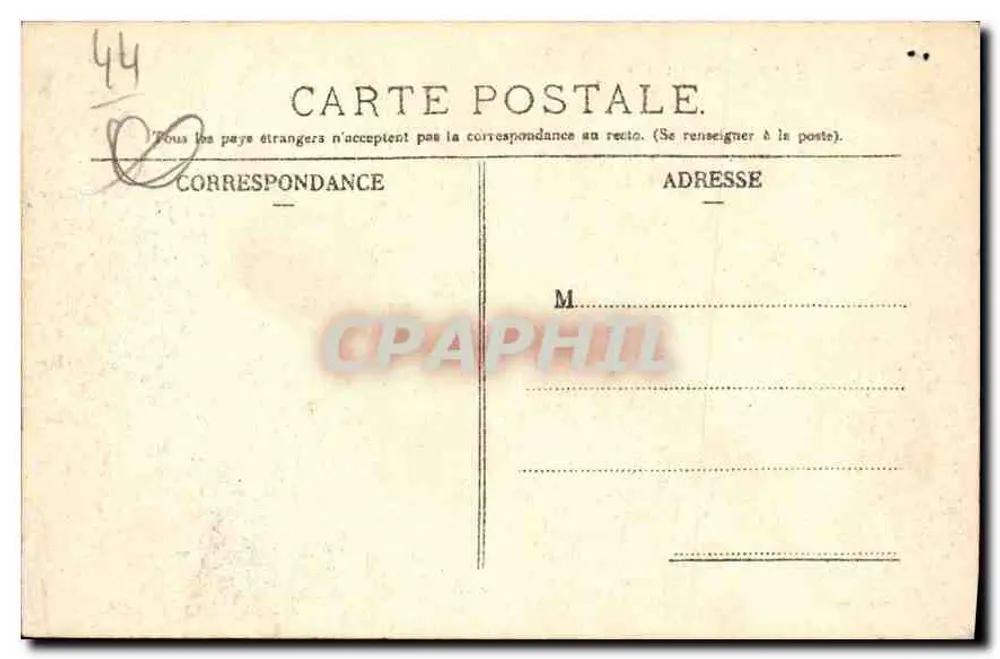 Batz — Os rochedos da Pierre-Longue — Coleção Lavigne - Verso