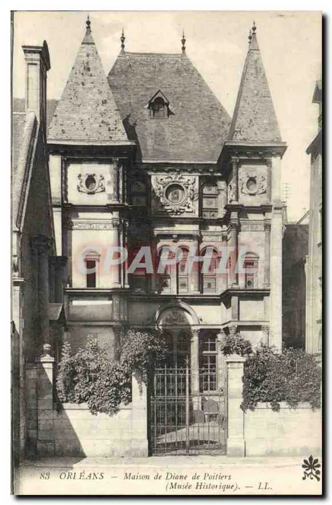 Orléans — Haus der Diane de Poitiers (Historisches Museum) — LL. - Vorderseite