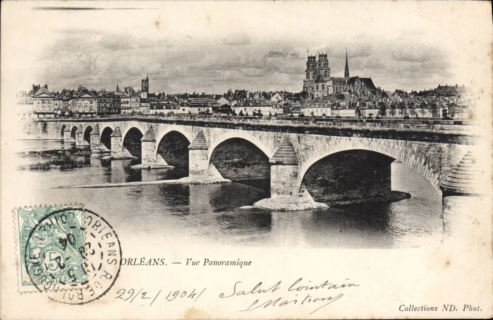 Orléans — Vista Panorâmica — Collections ND. Fot. - Frente
