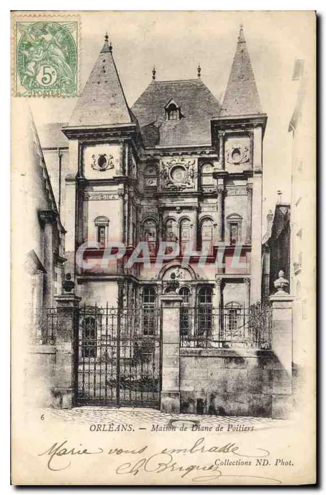 Orléans — Casa de Diane de Poitiers — Ch. Bruguière - Frente
