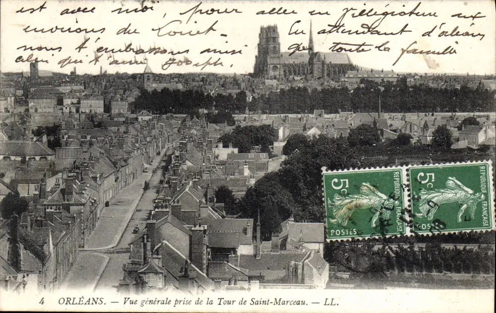 Orléans — Allgemeiner Blick vom Turm Saint-Marceau — LL. - Vorderseite