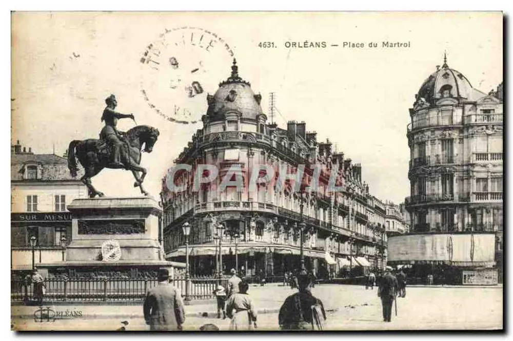 Orléans — Place du Martrol — éditeur D. PLEAENS, n° 4631 - Frente
