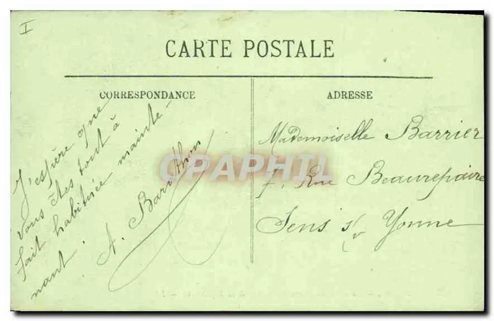Orléans — Place du Martroi und Rue de la République — LL, n°164 - Rückseite