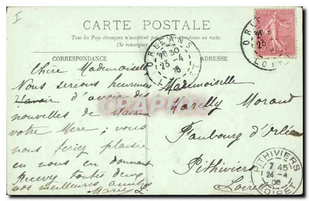 Orléans — Torre Branca — LL. n°135 - Verso