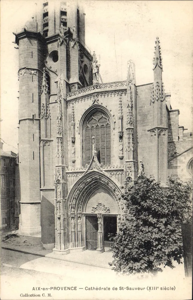 AIX-en-PROVENCE — Kathedrale von St-Sauveur (13. Jahrhundert) — Sammlung C. M. - Vorderseite
