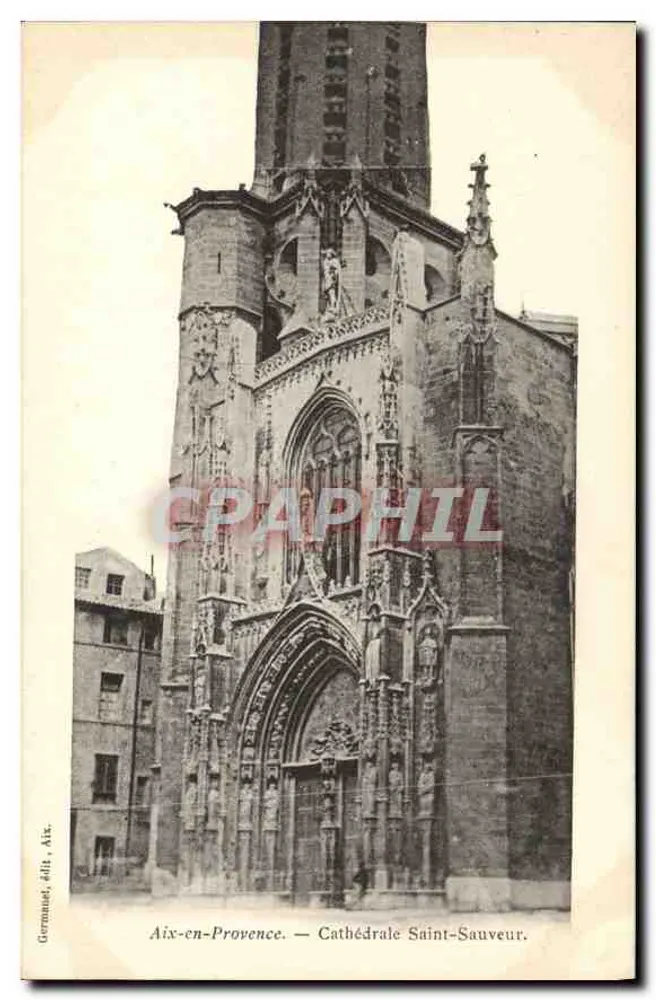 Aix-en-Provence — Kathedrale Saint-Sauveur — Germania, Verlag Aix. - Vorderseite