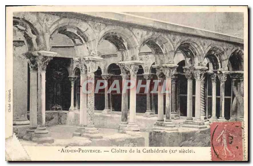 Aix-en-Provence — Claustro da Catedral (XIº século) — Gildas Gattard - Frente