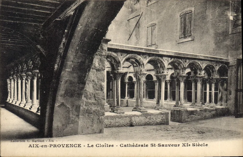 Aix-en-Provence - Der Cloister - Kathedrale St-Sauveur 11. Jahrhundert - Vorderseite