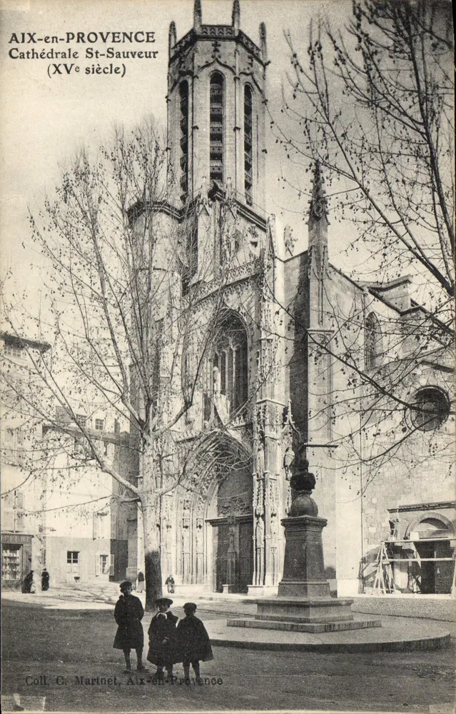 Aix-en-Provence — Kathedrale Saint-Sauveur (15. Jahrhundert) — Coll. G. Martinet, Aix-en-Provence - Vorderseite
