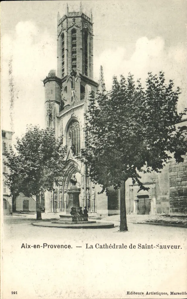Aix-en-Provence — Die Kathedrale Saint-Sauveur — Künstlerverlag, Marseille, n°201 - Vorderseite