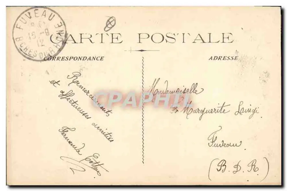 AIX-en-PROVENCE - Tor der Kathedrale St-Sauveur (11. Jahrhundert) — Verleger J B Bouis - Rückseite