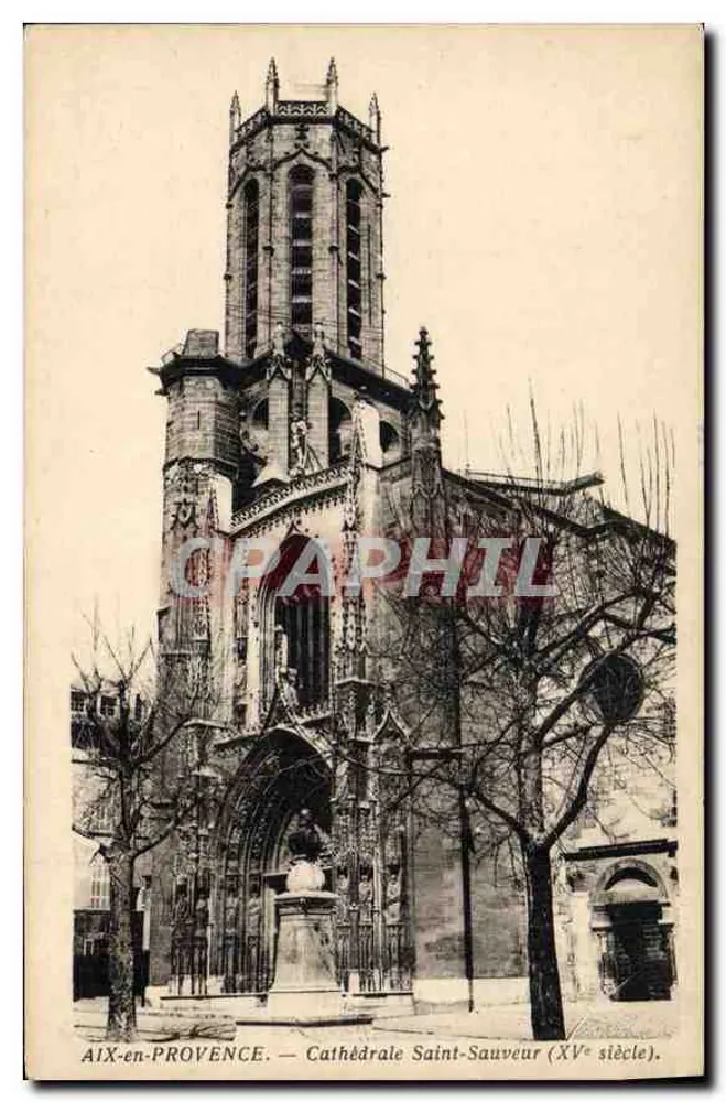 Aix-en-Provence — Kathedrale Saint-Sauveur (15. Jahrhundert) — Edition Batty, Aix - Vorderseite