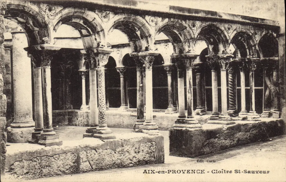 AIX-en-PROVENCE - Klasztor św. Zbawiciela — Edit Carle - Awers