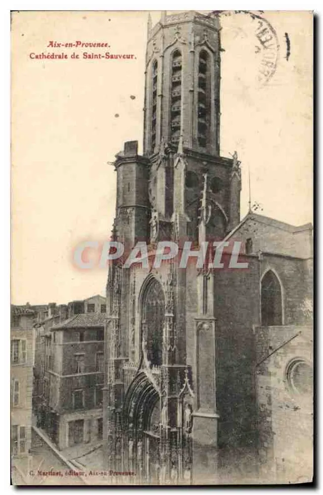 Aix-en-Provence — Kathedrale Saint-Sauveur — Verlag G. Martinat, Aix-en-Provence - Vorderseite