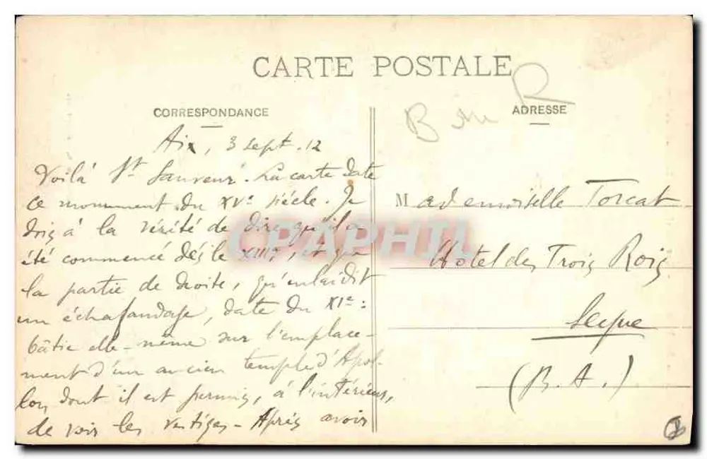Aix-en-Provence — Kathedrale Saint-Sauveur — Linksansicht - Rückseite