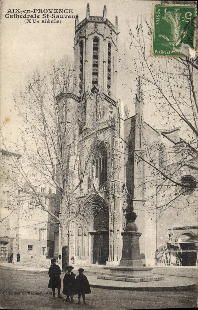 Aix-en-Provence — Kathedrale Saint-Sauveur (15. Jahrhundert) — Sammlung G. Martinot - Vorderseite