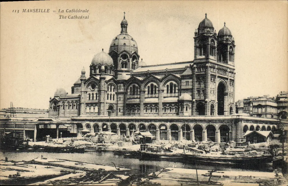 Marseille — A Catedral — Editor Floréant, n° 113 - Frente