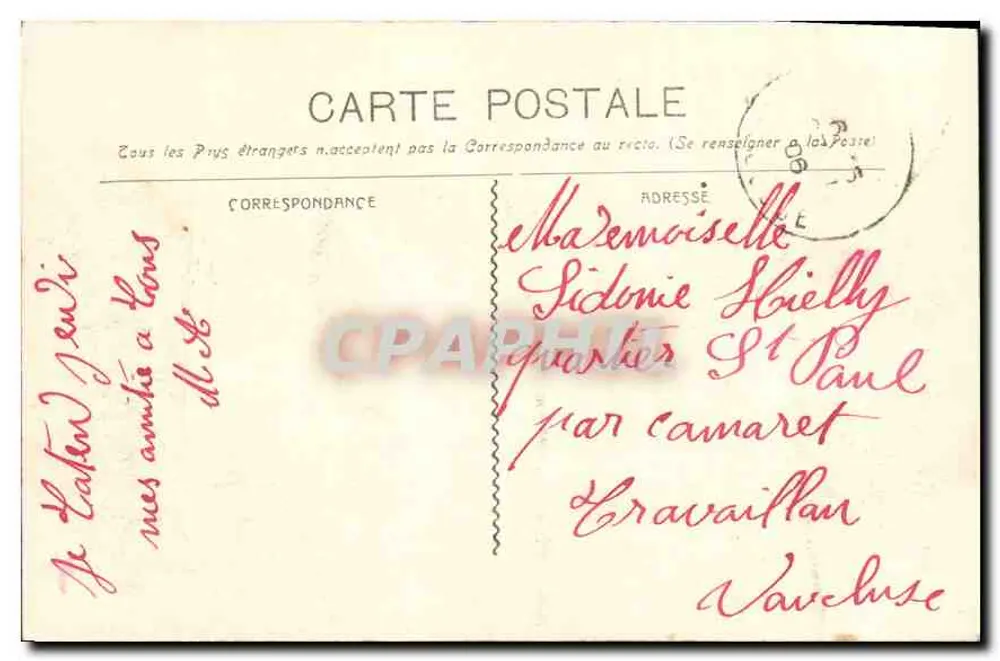 Marseille - Nossa Senhora da Guarda — Guende fot. Marseille, n°140 - Verso