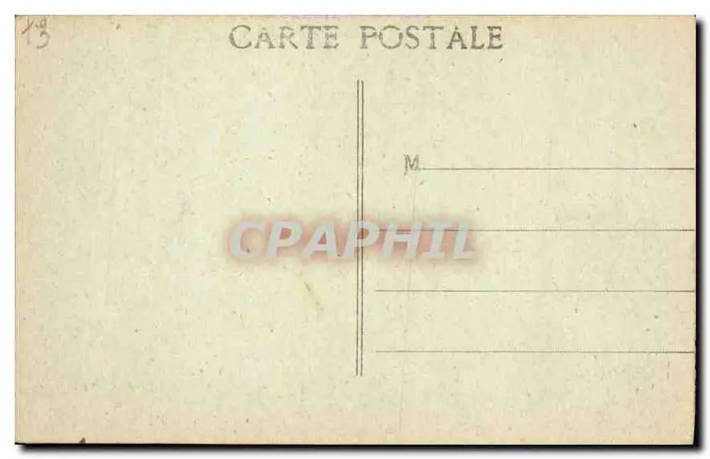 Marselha - Palácio Longchamp P.B. - Verso