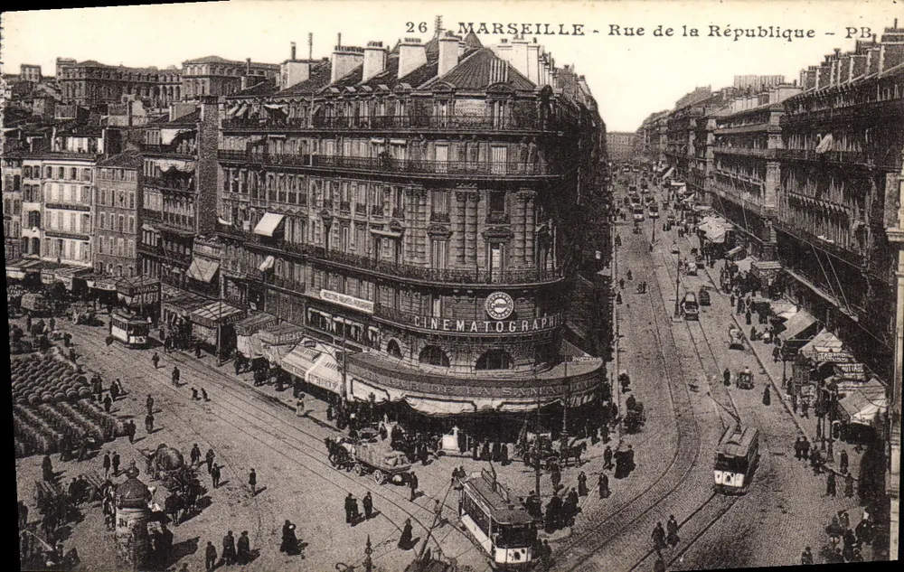 Marseille - Rue de la République — Cinématographie de la Santé — PB - Voorkant