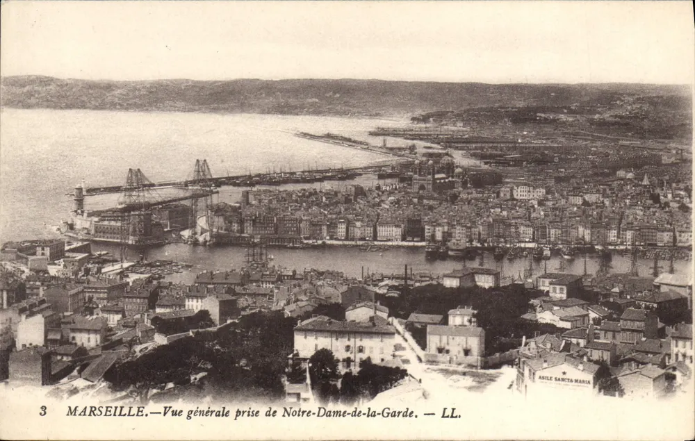 Marseille — Allgemeiner Blick von Notre-Dame-de-la-Garde — LL. — N°3 - Vorderseite