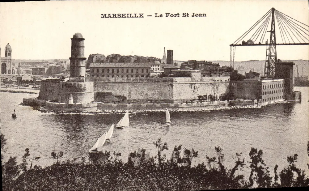 Marseille — O Forte Saint-Jean — n° 4- - Frente