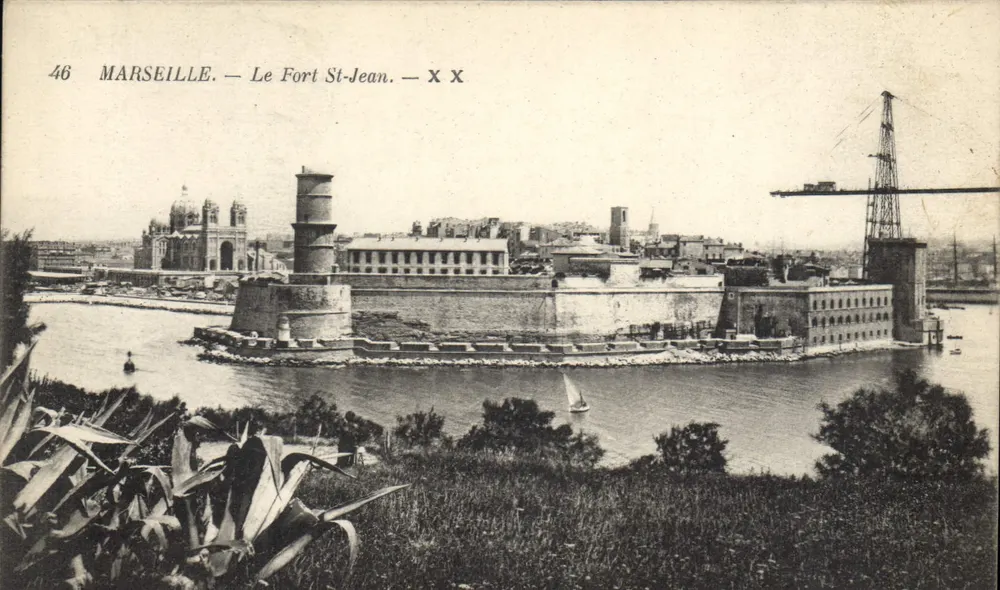 Marseille — O Forte St-Jean — Editor desconhecido, n° 46 - Frente
