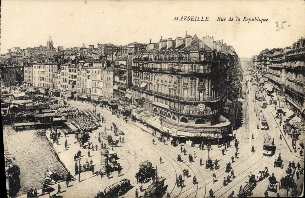 Marseille — Rue de la République — Cinématographe - Vorderseite